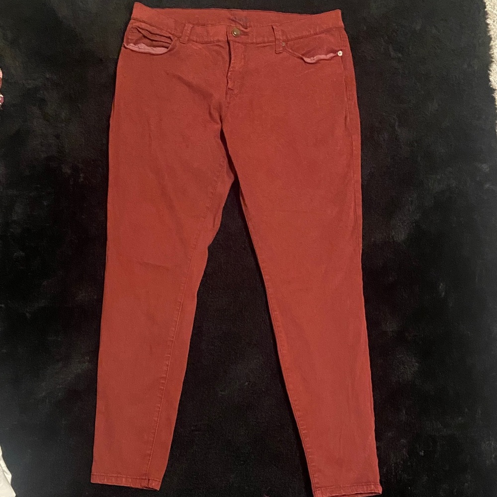 Women's Red Jeans